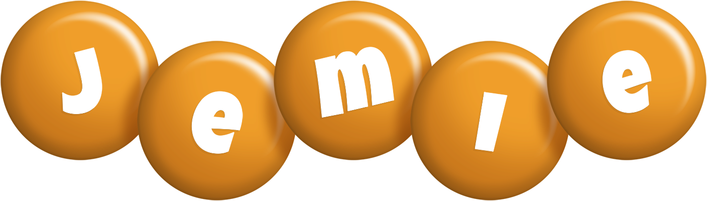 Jemie candy-orange logo