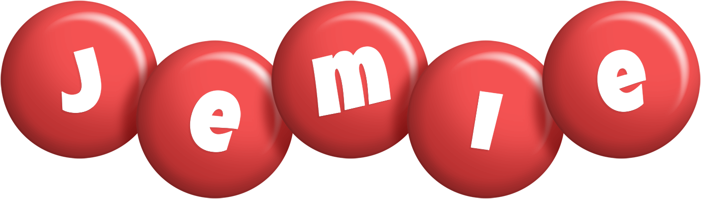 Jemie candy-red logo