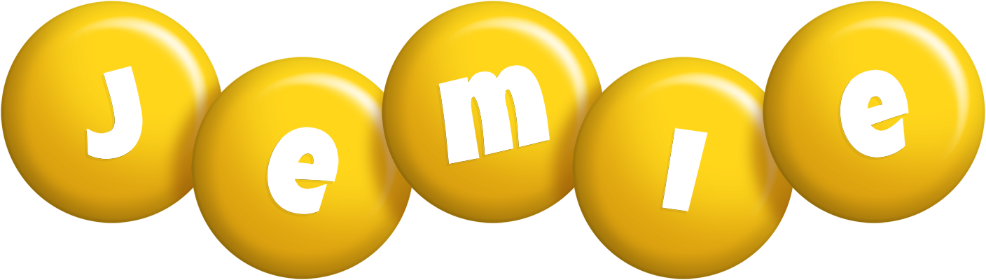Jemie candy-yellow logo