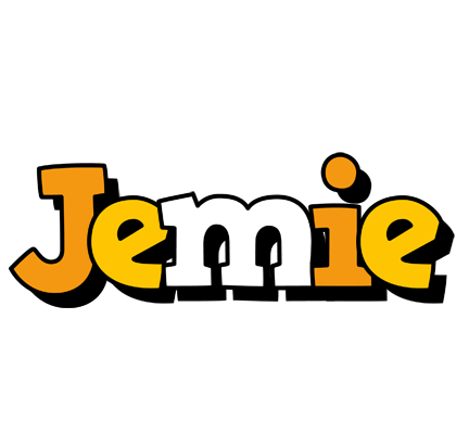Jemie cartoon logo