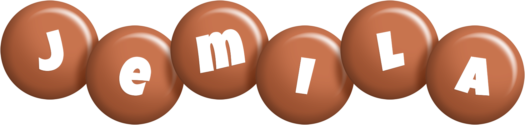 Jemila candy-brown logo
