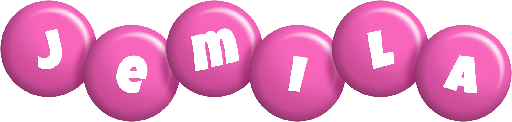 Jemila candy-pink logo
