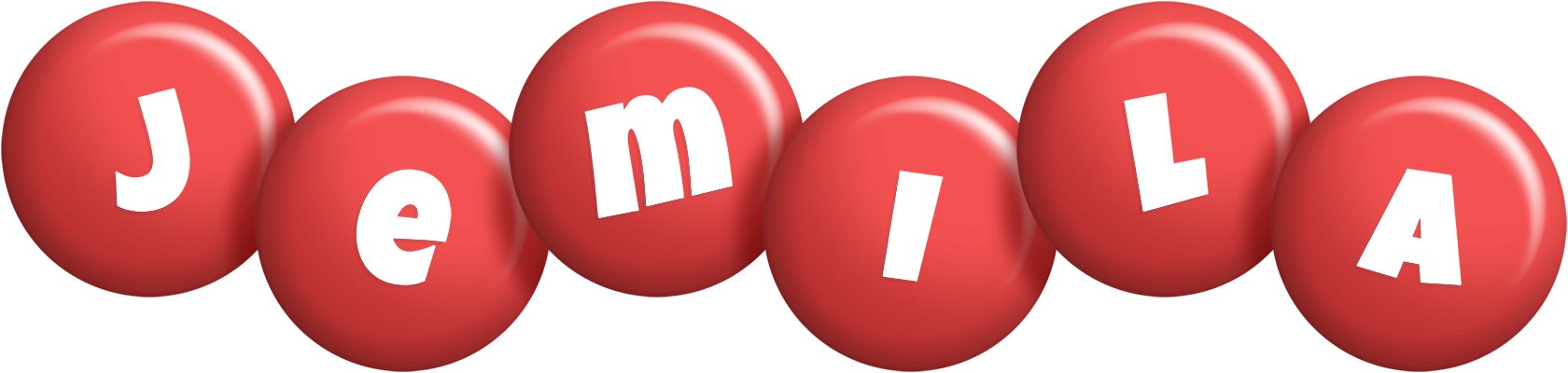 Jemila candy-red logo