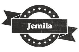 Jemila grunge logo