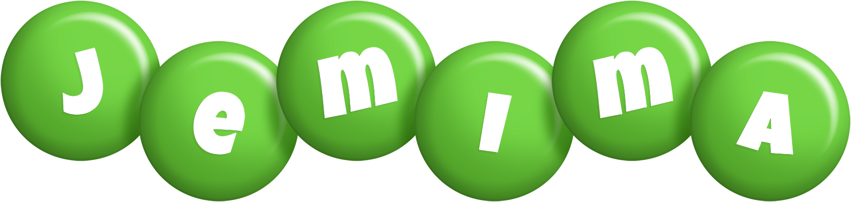 Jemima candy-green logo
