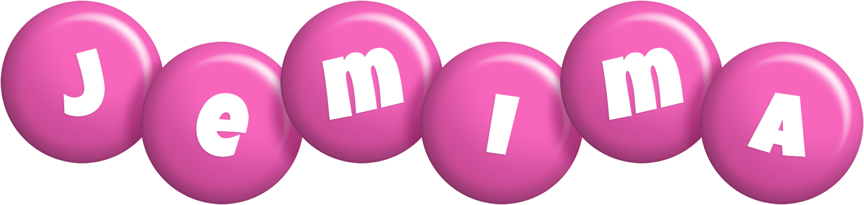 Jemima candy-pink logo