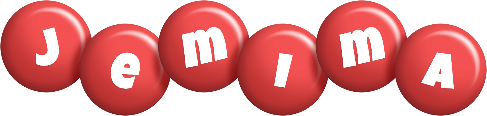 Jemima candy-red logo