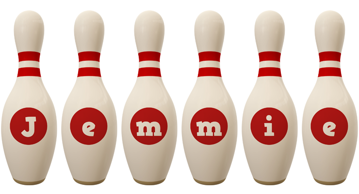 Jemmie bowling-pin logo