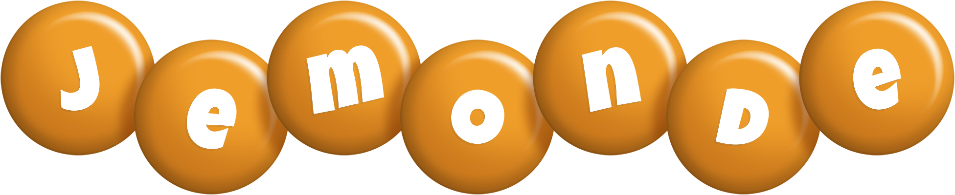 Jemonde candy-orange logo