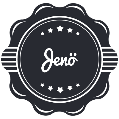 Jenö badge logo