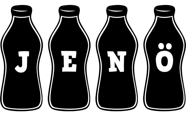 Jenö bottle logo