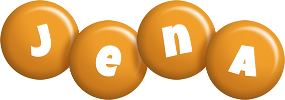 Jena candy-orange logo