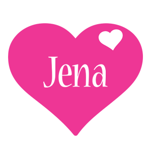 Jena love-heart logo