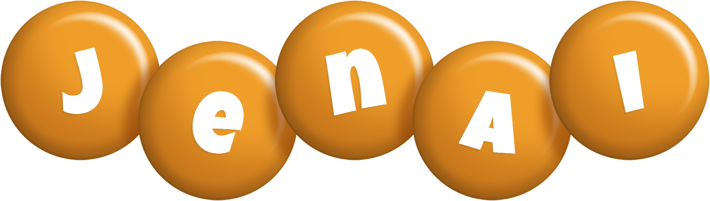Jenai candy-orange logo