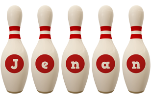 Jenan bowling-pin logo