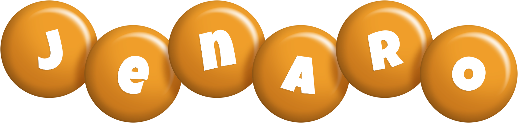 Jenaro candy-orange logo