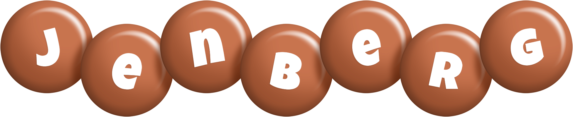 Jenberg candy-brown logo