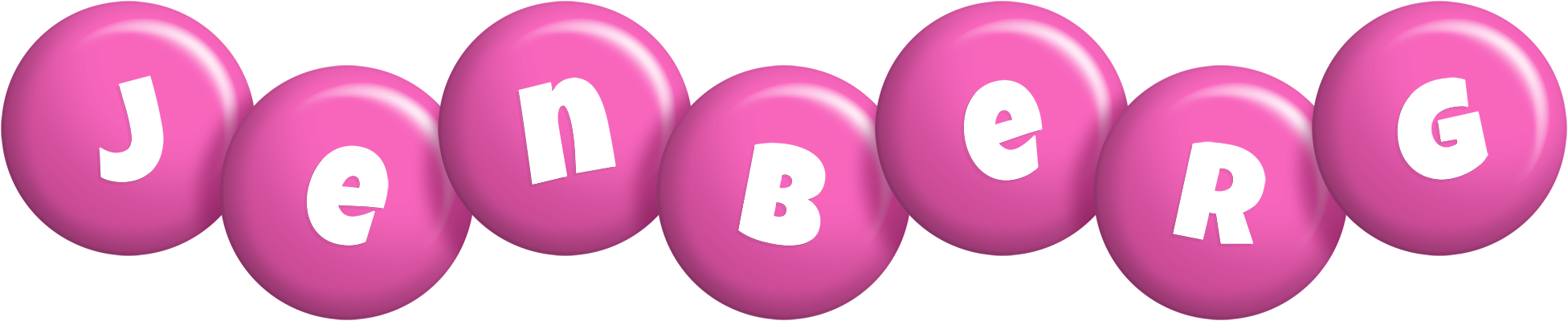 Jenberg candy-pink logo