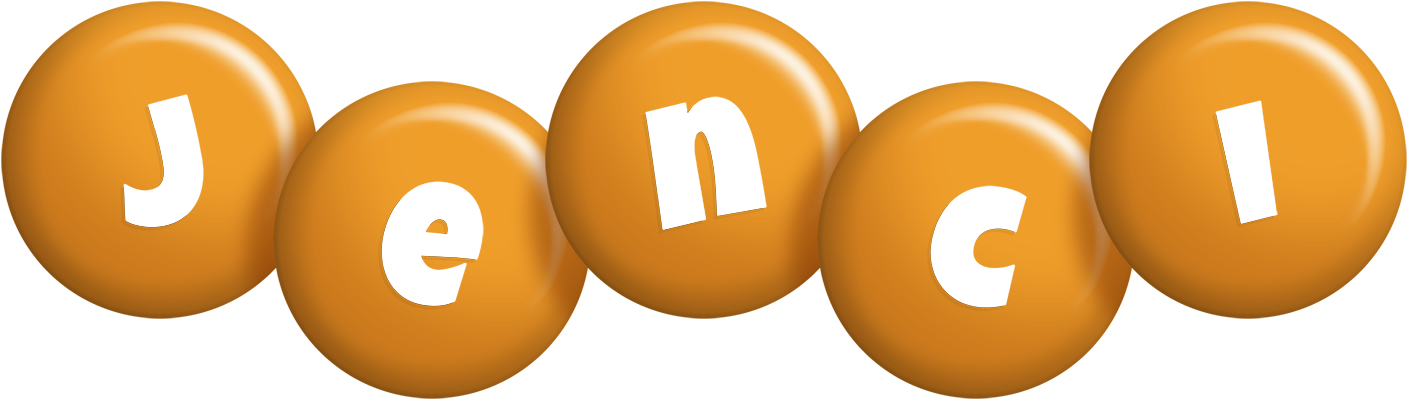 Jenci candy-orange logo