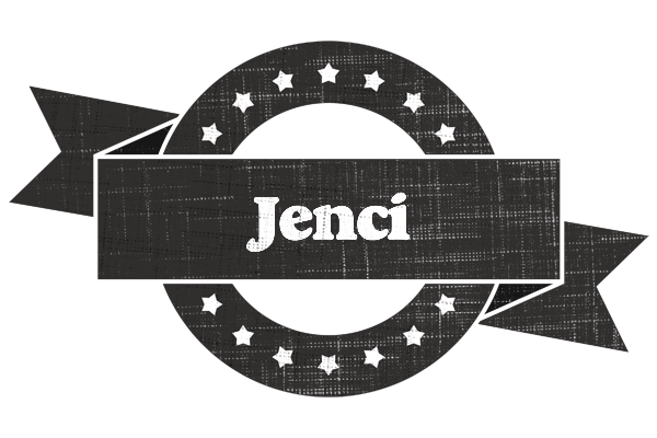 Jenci grunge logo