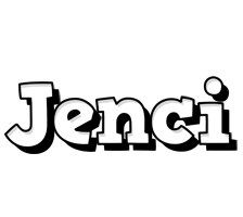 Jenci snowing logo