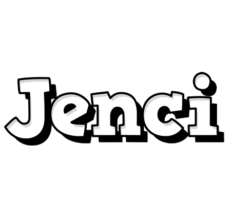 Jenci snowing logo
