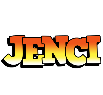 Jenci sunset logo
