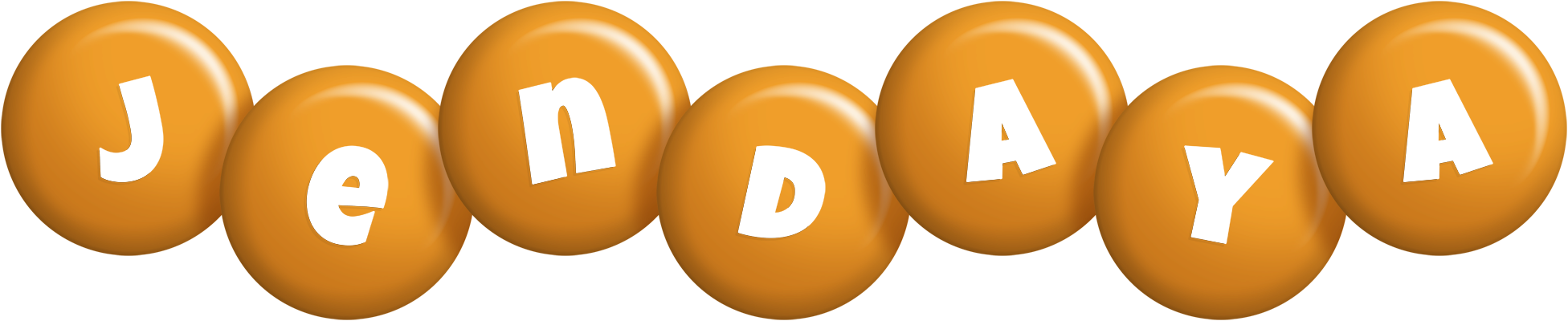 Jendaya candy-orange logo