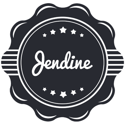 Jendine badge logo