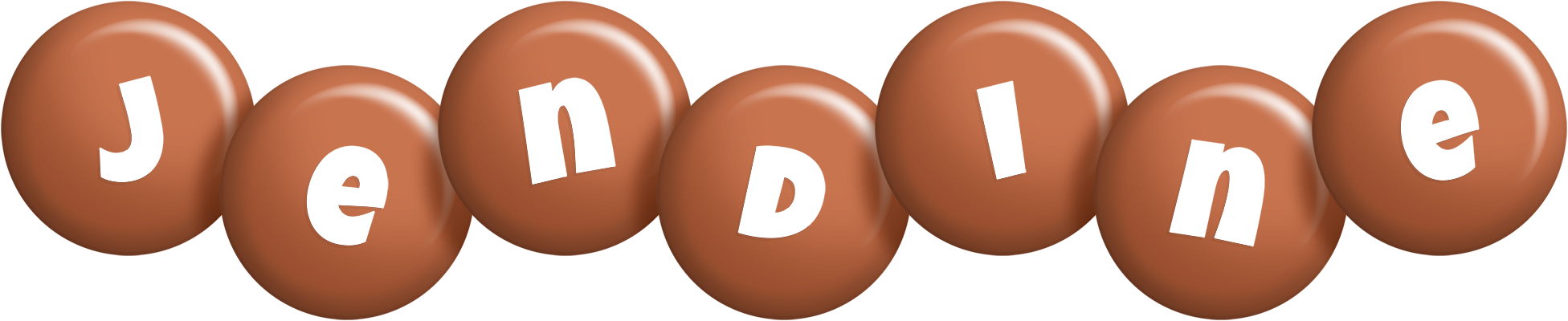 Jendine candy-brown logo