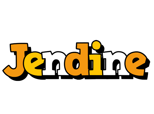 Jendine cartoon logo