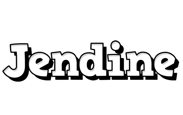 Jendine snowing logo