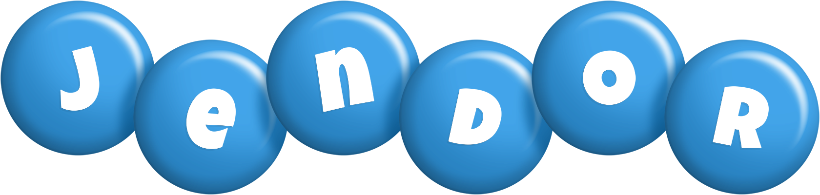 Jendor candy-blue logo