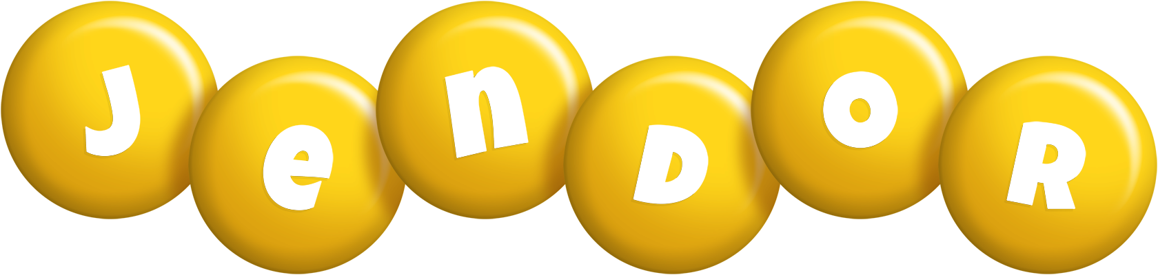 Jendor candy-yellow logo