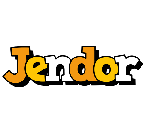 Jendor cartoon logo
