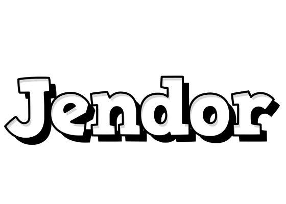 Jendor snowing logo