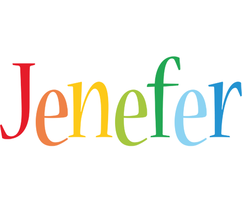 Jenefer birthday logo