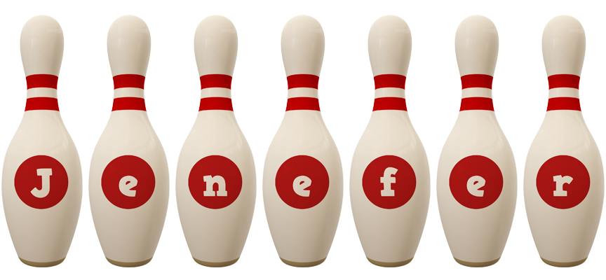 Jenefer bowling-pin logo