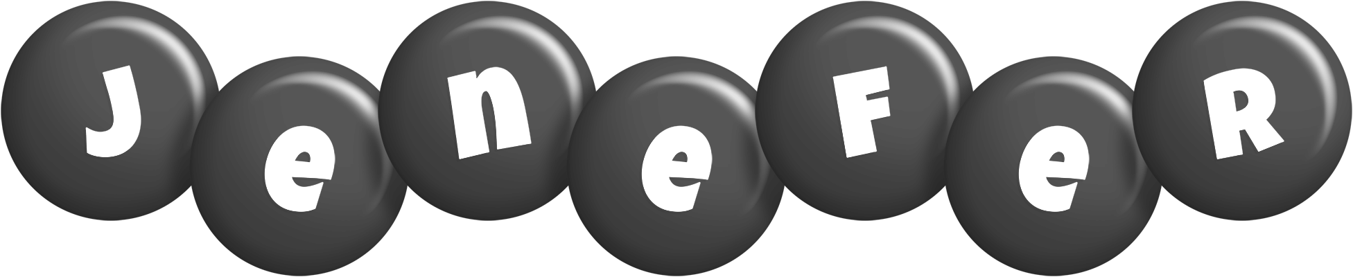 Jenefer candy-black logo