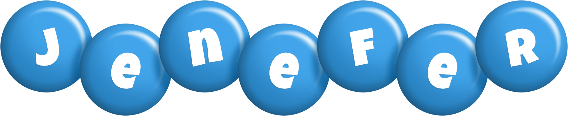 Jenefer candy-blue logo