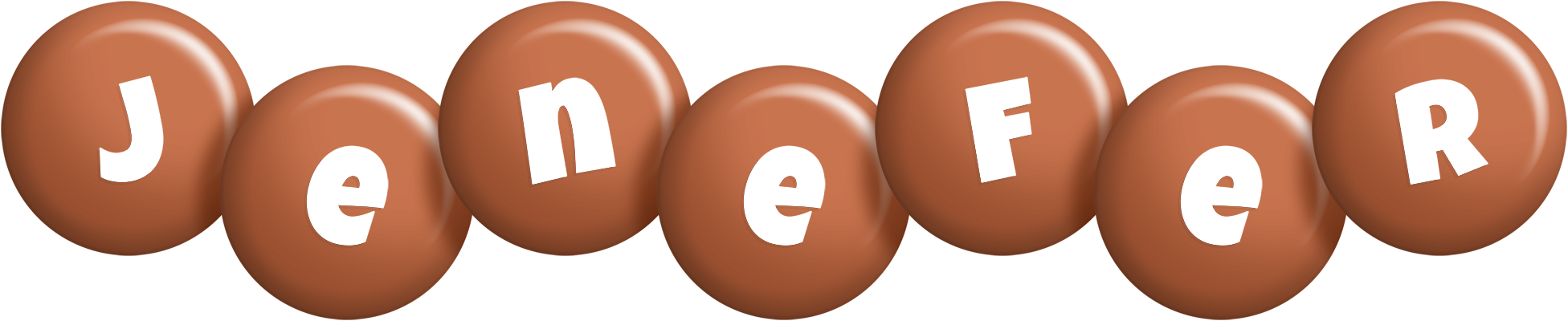 Jenefer candy-brown logo
