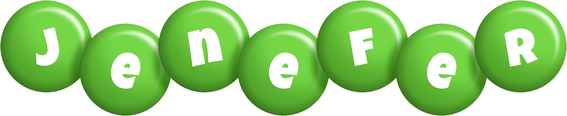 Jenefer candy-green logo