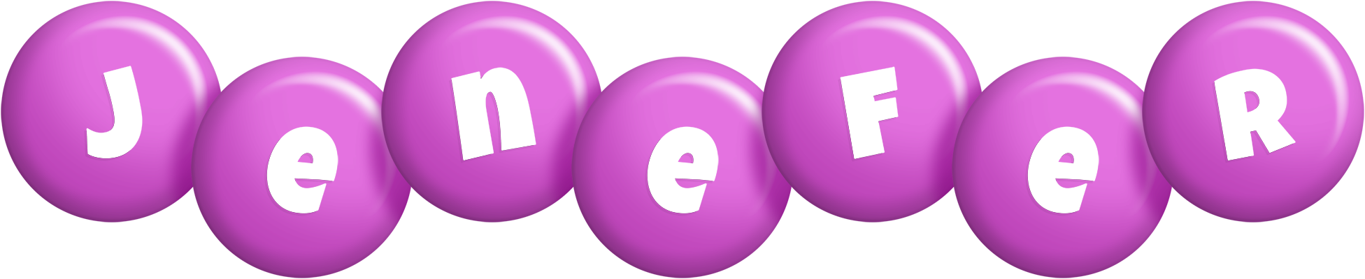 Jenefer candy-purple logo