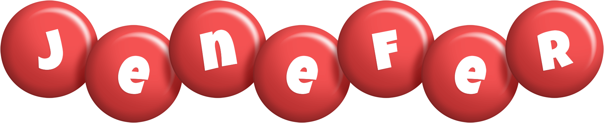Jenefer candy-red logo