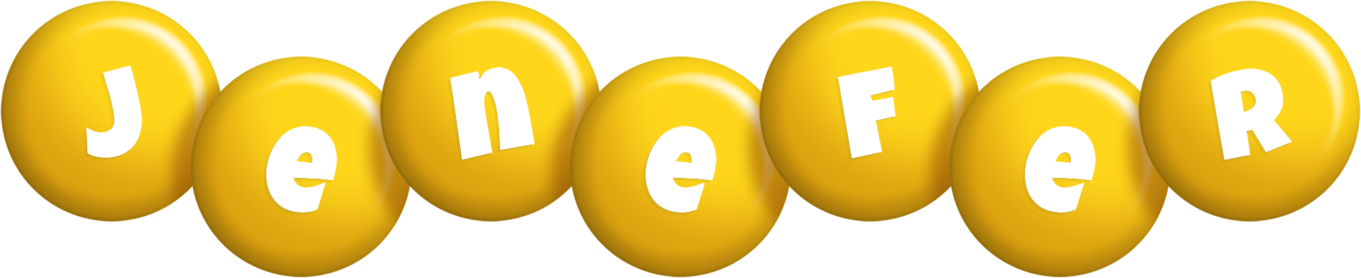 Jenefer candy-yellow logo