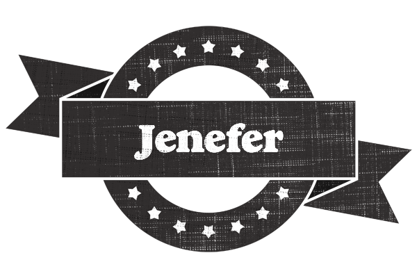 Jenefer grunge logo