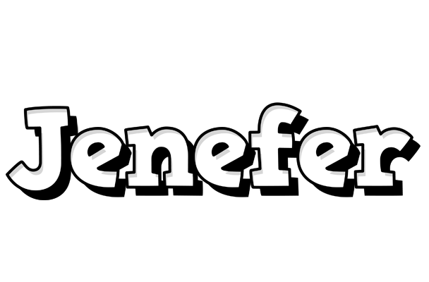 Jenefer snowing logo
