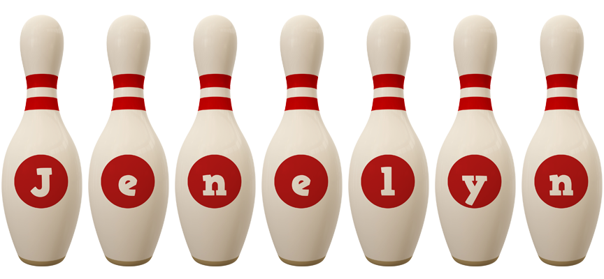 Jenelyn bowling-pin logo