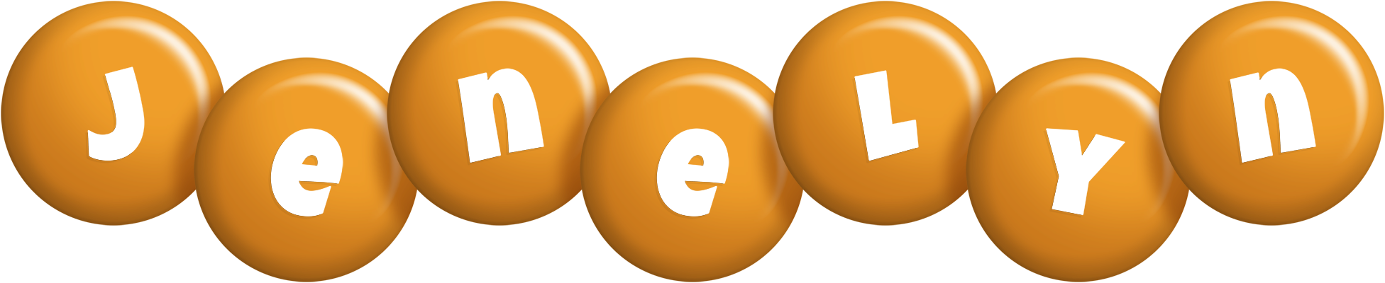 Jenelyn candy-orange logo