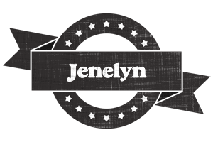 Jenelyn grunge logo